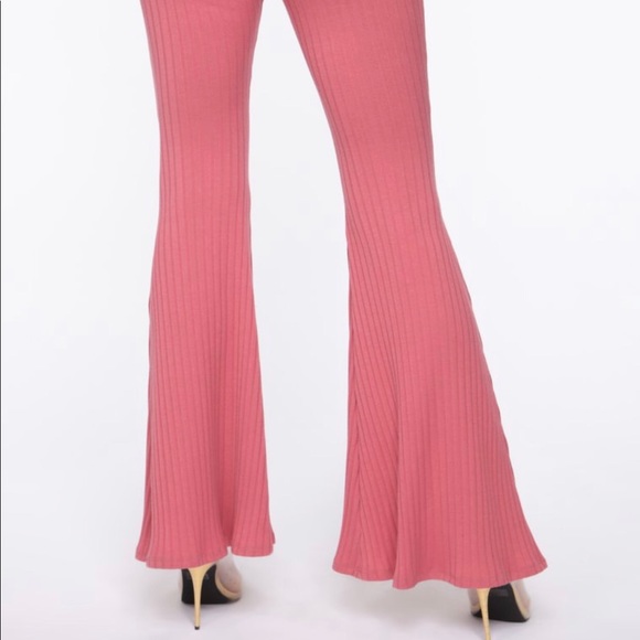 Flare Leg Pant mauve pink - Picture 5 of 8
